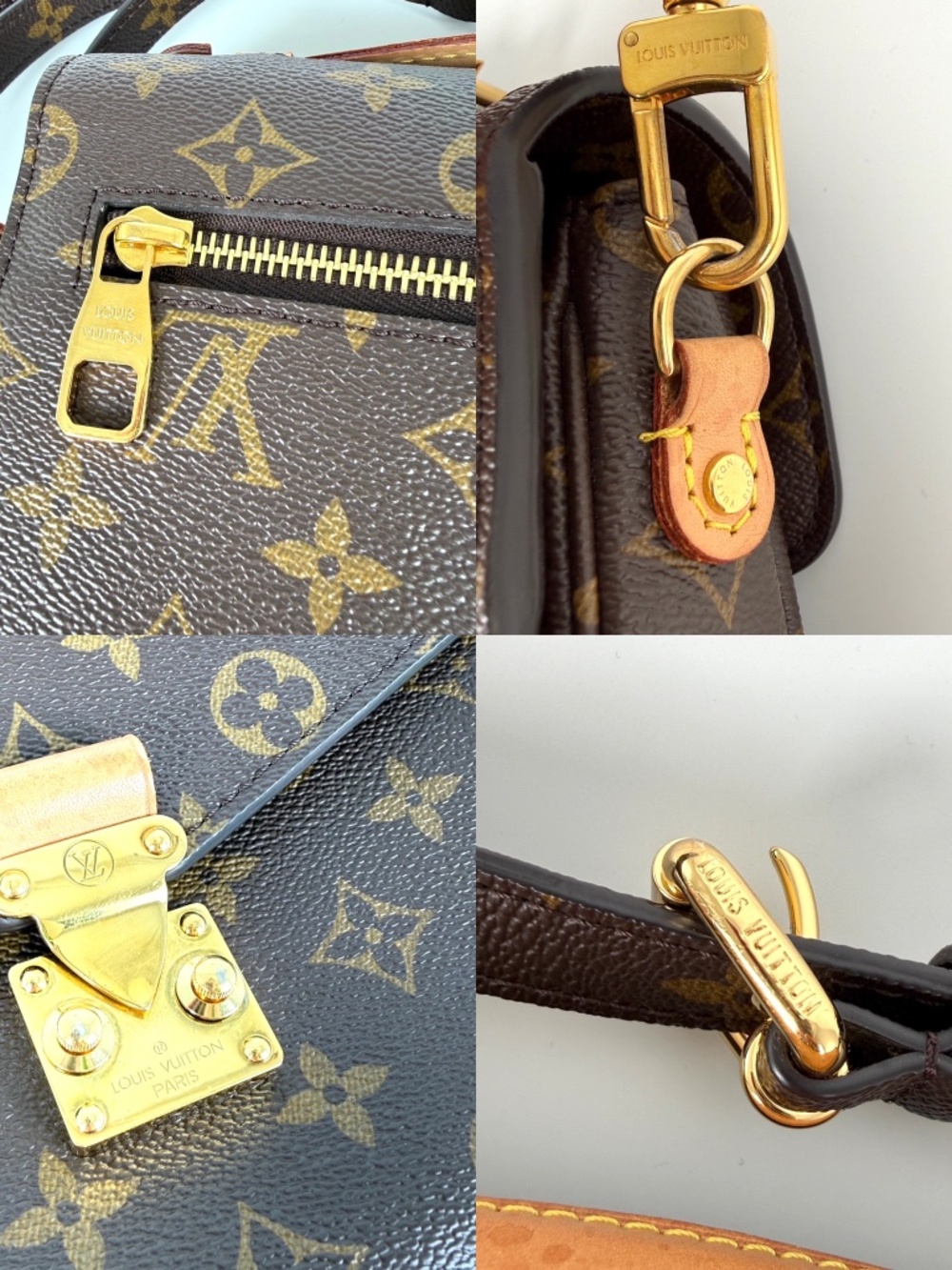 Louis Vuitton Pochette Metis Monogram Top Handle Crossbody Bag - Picture 10 of 11